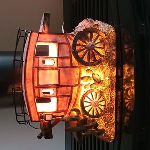 Old West Stagecoach Electric Light/Night Light.